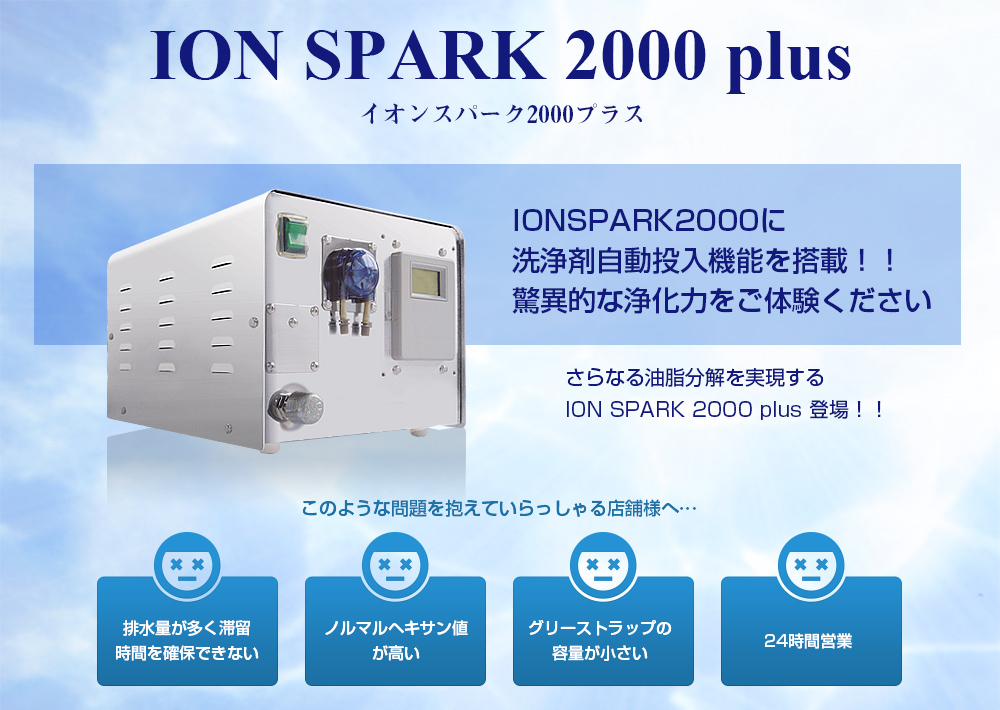 製品ラインナップ - ION SPARK 2000 plus ｜ ロコパリス・ジャパン